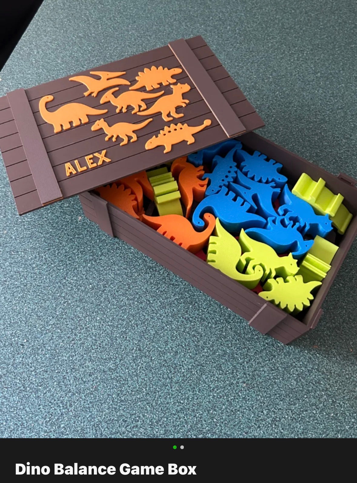 Dino Balance Game Box